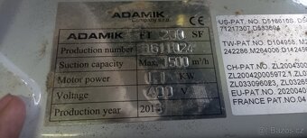 Olepovačka hran s odsavačem FT 200 Adamík. - 5