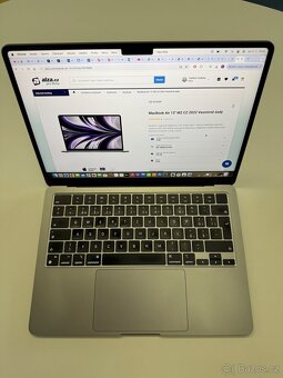 MacBook Air 13" M2 Vesmírně šedý, 8 GB RAM, 256 GB - 5