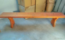 Prodám polici,lavici,věšáky,kořenky a jiné = na chalupu - 5