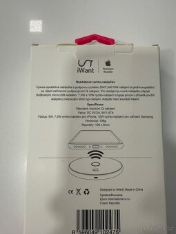 iWant bezdrátová nabíječka - Nová - 5