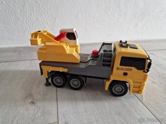 Hračka, auto, jeřáb, stavební stroj - 5