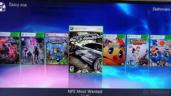 XBOX 360 Slim, 250GB, RGH, spoustu her viz fotky - 5