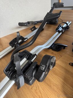 Thule příčníky + 3 x nosič kol - 5