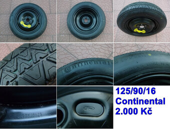 Rezerva dojezdovka originál Ford 5x108 4Jx16 ET25 - 5