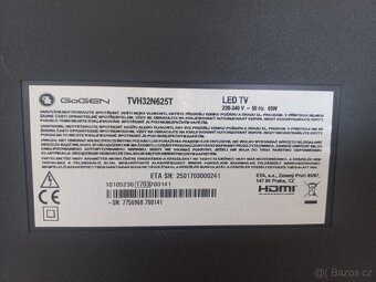 LED televize GoGEN 32" – DVB-T2, HDMI, USB, ovladač - 5
