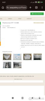 Skládací plastové boxy Ktp 4ks - 5