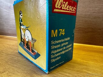 Parní stroj - Bruska na nůžky WILESCO M74 z roku 1975 - 1990 - 5
