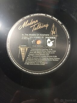LP Modern Talking - In the Middle of Nowhere , The 4th Album - 5