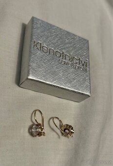 Náušnice pozlacené - 5