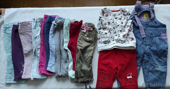 Balík oblečení pro holčičku vel. 80-86 - 5