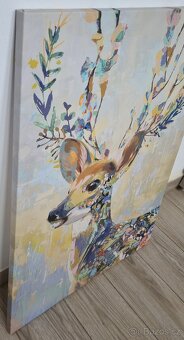 Obrazy Ikea barevný sob, 50x70 cm - 5