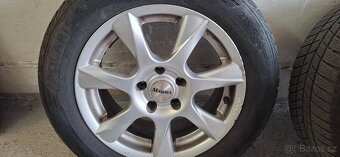 Alu kola - R16 5x112 + zimní pneu Barum Polaris 5 - 5