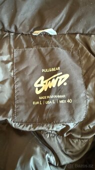 Šedá zimní bunda Pull&Bear, velikost L - 5