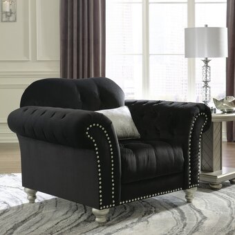 Luxusní sedací souprava ve stylu chesterfield - 5