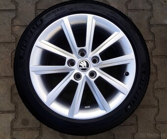 Alu kola originál Škoda Octavia III 5x112 R17 Teron - 5