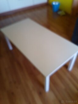 stolek konferenční stolek 105x50x55 cm jako nový - 5
