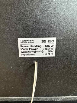 Toshiba SS: 150 + kovové stojany Reprobedny Reproduktory - 5