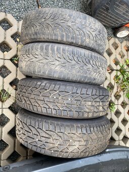 Plechové disky 15” 5x98 a zimní pneu 185/65/R15 - 5