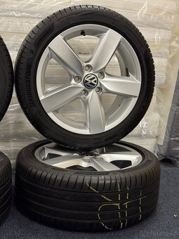 225/45 R17 letní sada VW Golf 6 . Pneu jako nový  - 5