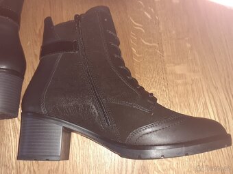 Nové dámské zimní kožené boty vel. 41 - 5