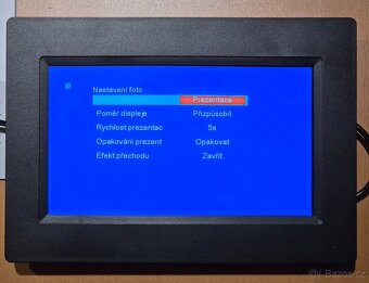 SENCOR SDF 733 W digitální fotorámeček černý - 5