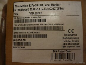 Lenovo monitor Thinkvision s27e-20 - 5