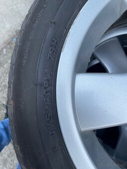 Alu kola 4x108 včetně letních pneu 175/60R14 - 5