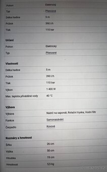 Vapka-Vysokotlaký čistič REPW 110 Riwall - 5