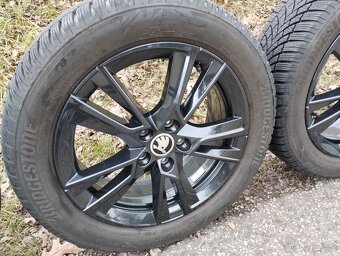 Originál ALU kola Škoda Fabia / Rapid R16 + zimní pneu - 5