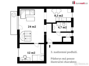 Prodej, byt, 5+1, balkon, mezonet, Omlenická, Kaplice - 5