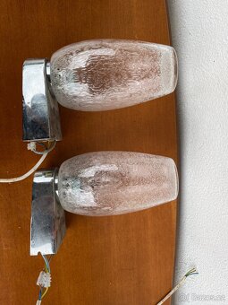 Vintage nástěnné lampy 70 léta - 5