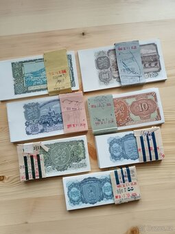 Bankovky 1953, 1961 unc stav - 5