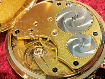 MORITZ GROSSMANN #7596 GLASHÜTTE 14K 585 ZLATÝ TREZOR - 5