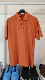 Originální tričko Stone Island Compass patch polo S - 5