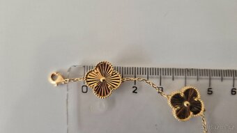 Zlatý náramek guilloché - 5