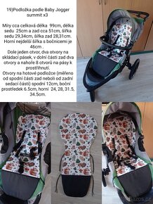 Baby Jogger summit x3 - šití na zakázku - 5