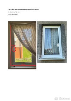 Prodám dvouvrstvá, bílá plastová okna - 5