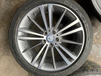 Original alu sada MB CLS W257 R19 + letní pneu - 5