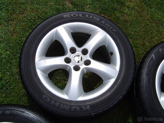 4XLETNÍ HLINÍKOVÁ KOLA ŠKODA FABIA III,IV ,RAPID 195/55 R15 - 5