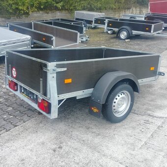 Přívěsný vozík 750Kg, 2,06m x1,26,zesílená náprava na 1350Kg - 5