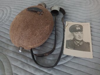 Wehrmacht - polní lahev 1941 + foto - 5