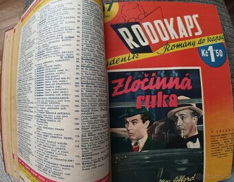 10 x vázaný starý časopis Rodokaps 7. - 5