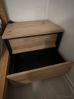 Noční stolek - LED podsvícené (warm white) - 5