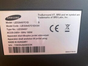 Samsung le32a4857c1d - 5