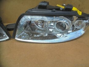 AUDI A4 ,8E - přední čirá optika ANGEL EYES s XENON D1S - 5