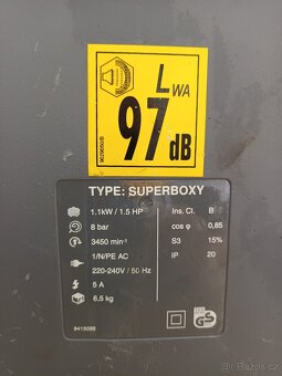 Kompresor elektrický bezolejový Nuair - 5