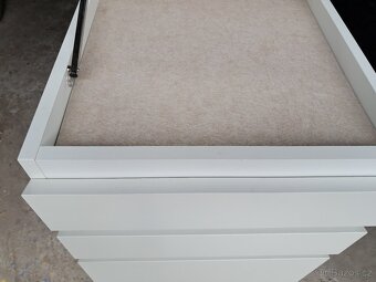 Ikea komoda Malm se zrcadlem bílá - 5