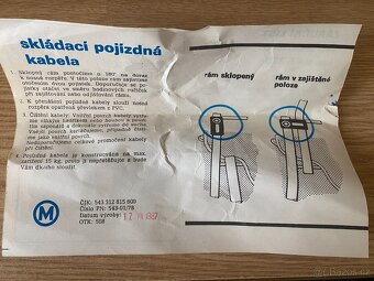 Skládací pojízdný košík - 5