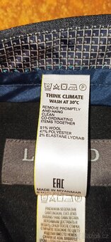 Modern slim vlněné společenské kalhoty LIMITED (M&S) - 5
