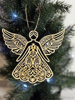 Vánoční dekorace - andílci - 5